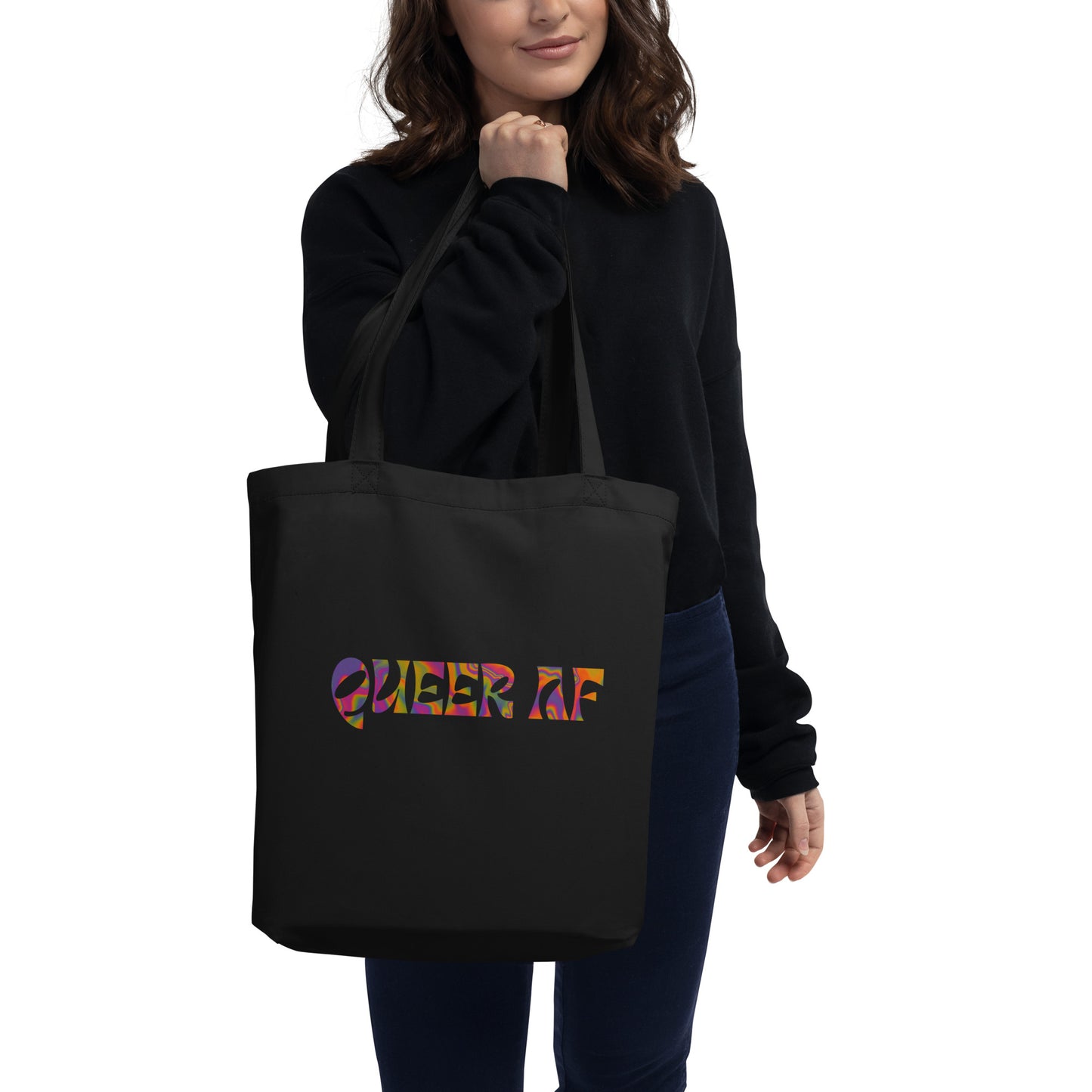 queer af tote bag
