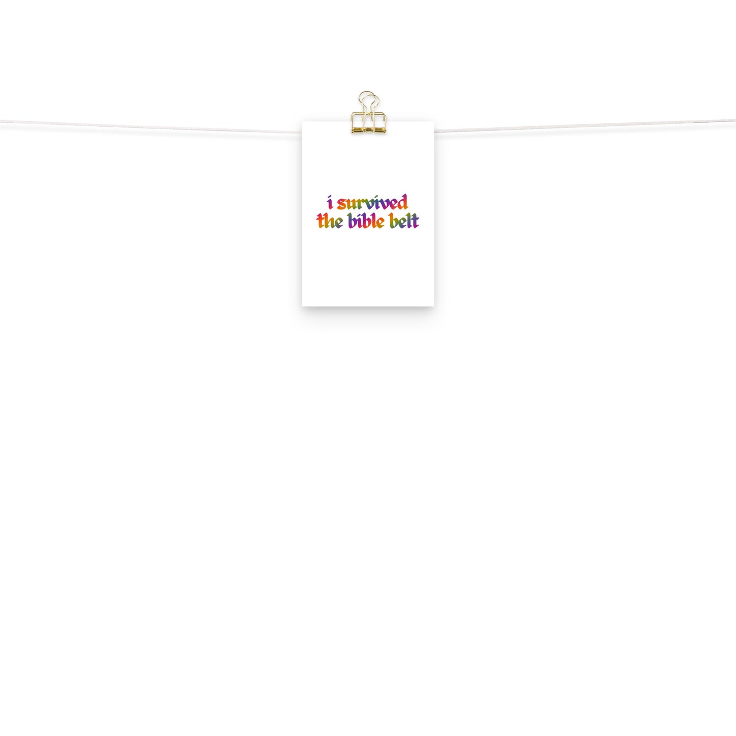 bible belt print