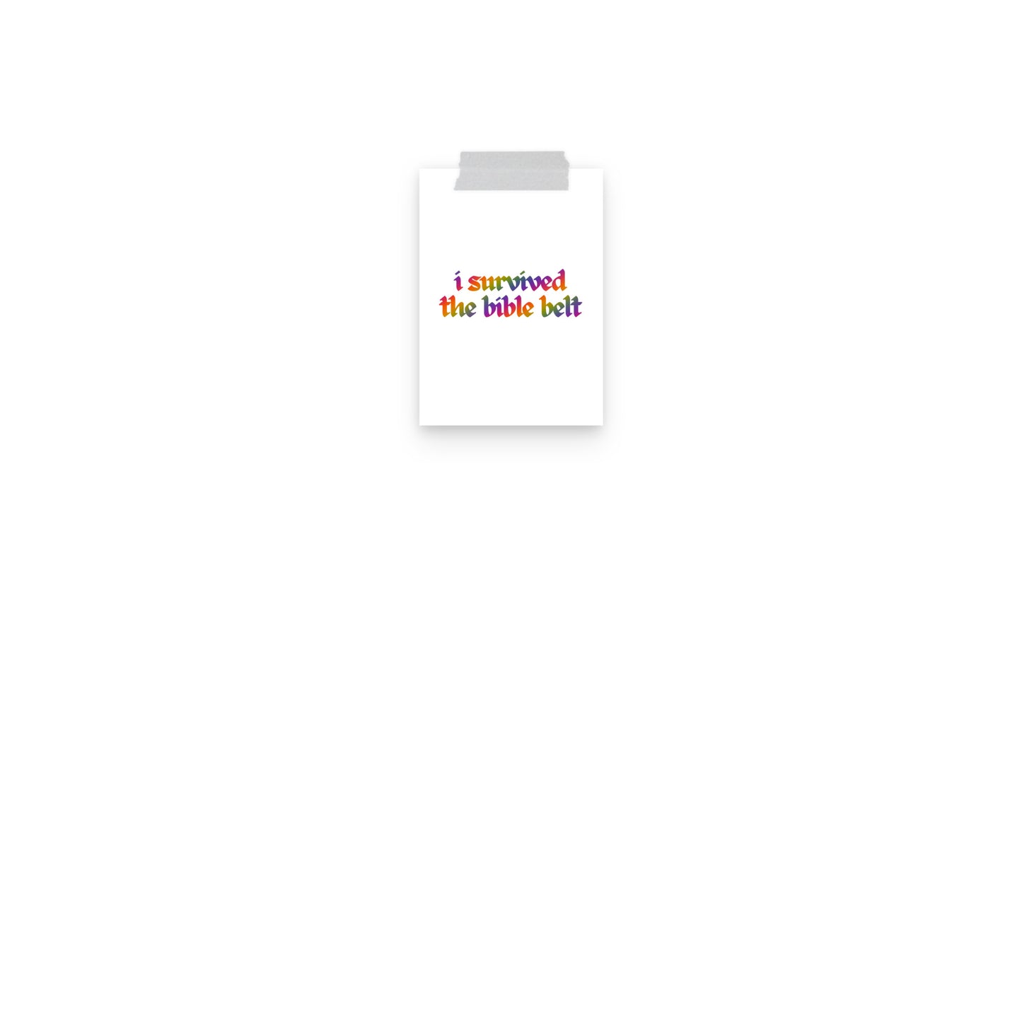 bible belt print