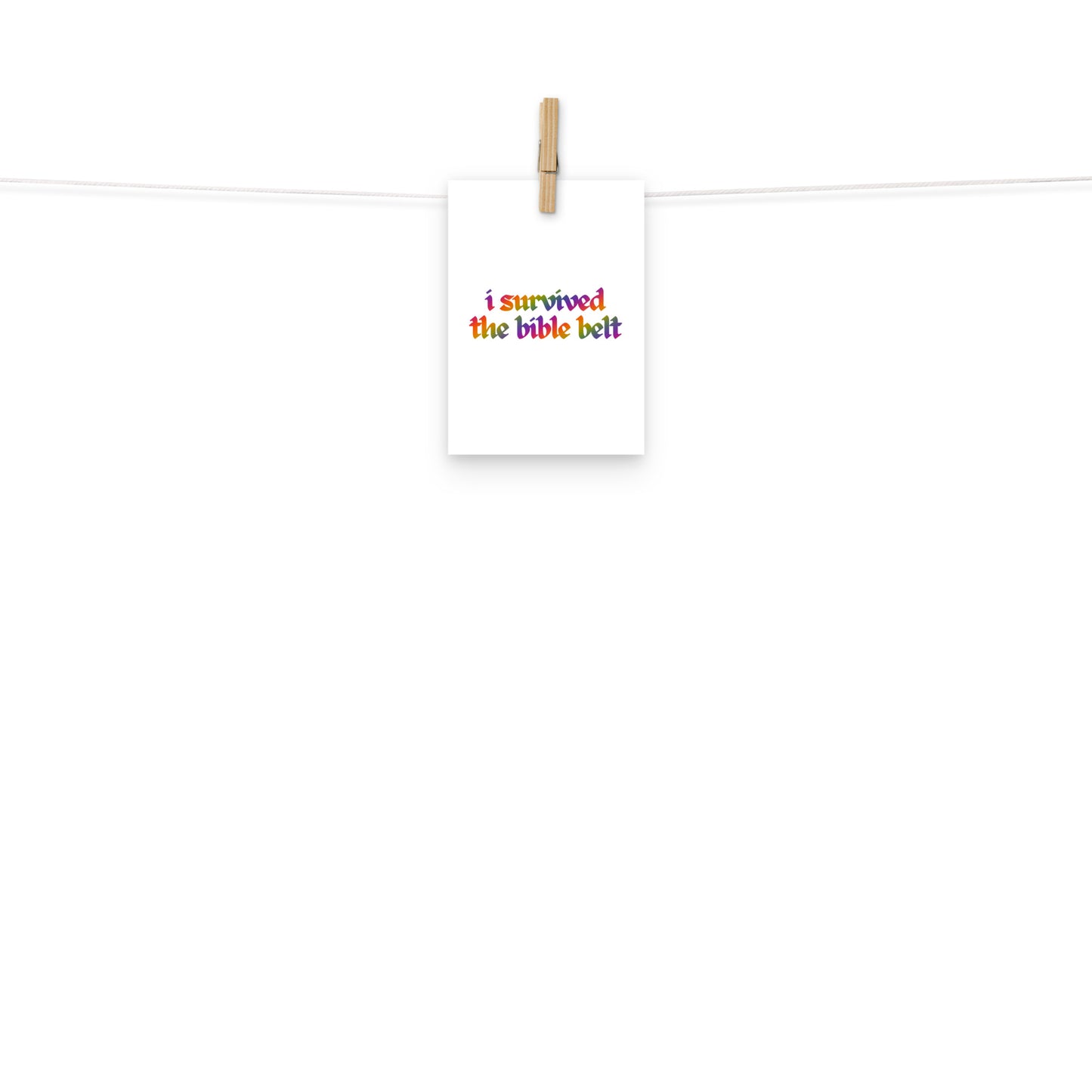 bible belt print