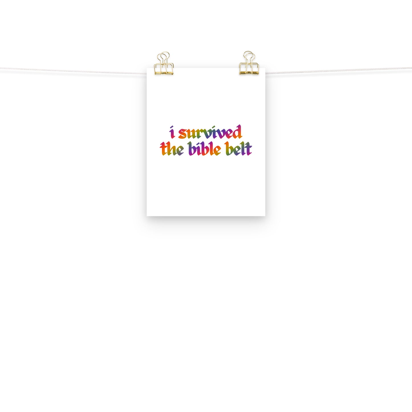 bible belt print