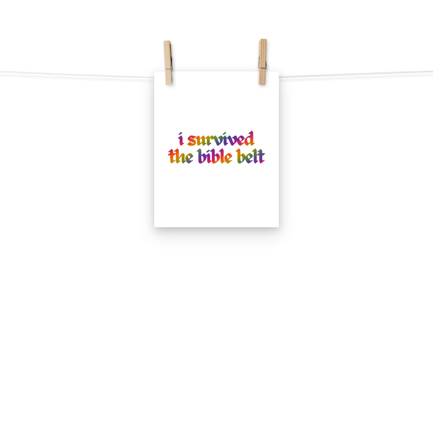 bible belt print